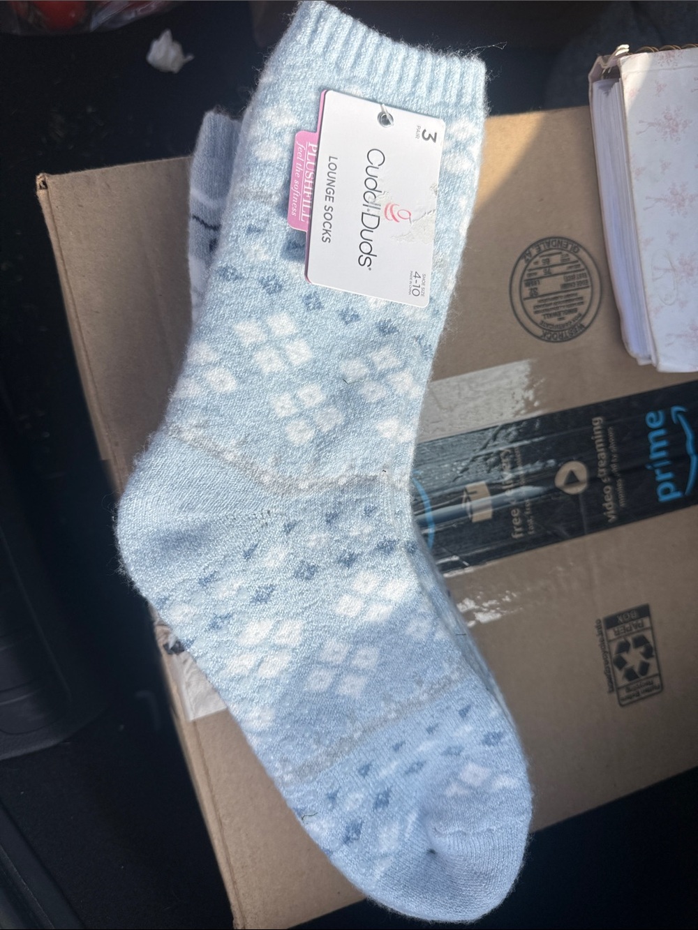 Cuddl Duds ladies 3 pack Lounge Socks